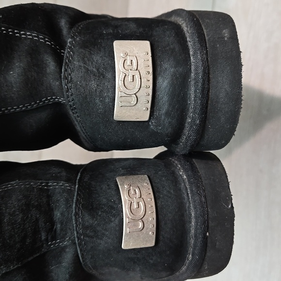 Ugg Australia Women 1892 Tall Leather Sheepskin Lace Up Boots Sz 7 - Picture 6 of 13